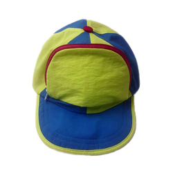 Soft crinkle nylon multi color self packable front pocket Lightweight Quick-Dry fanny pack flat brim hat baseball cap