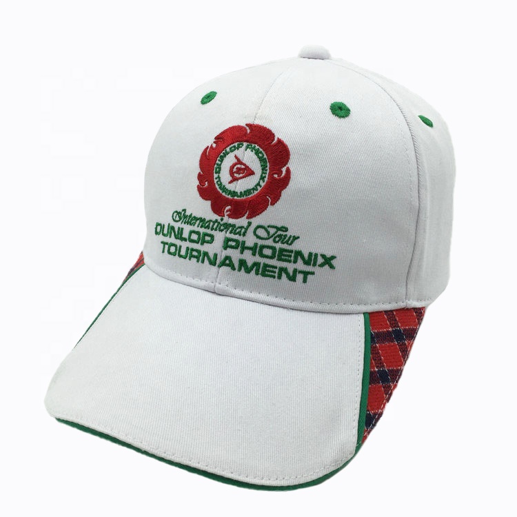 Customized cotton brush promotional cap